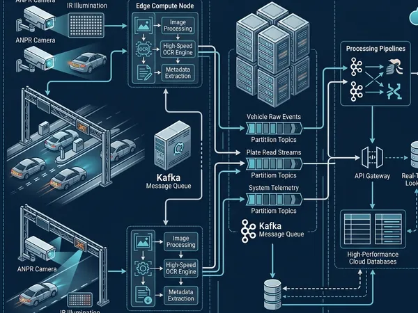 ANPR system development services architecture
