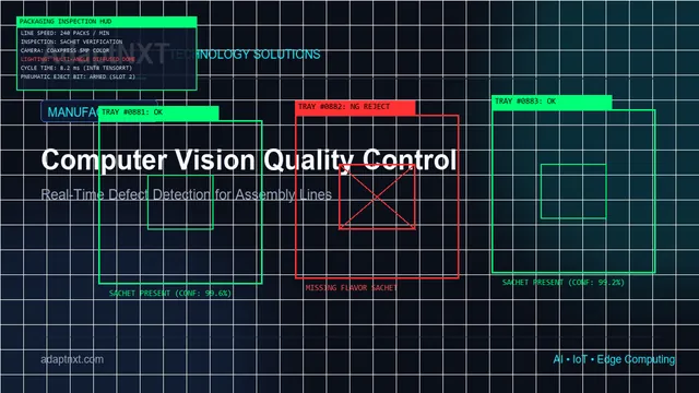 Real-Time Machine Vision Sachet Presence Verification on Food Cartoning Line