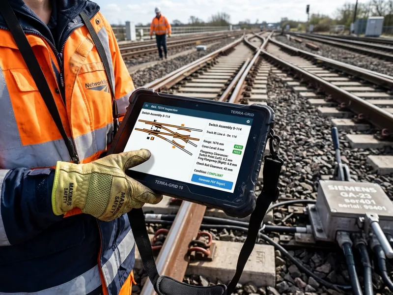 Digital Railway Turnout Inspection System: Real-Time Telemetry, Manual Field Logging & Instant PDF Audit Reports