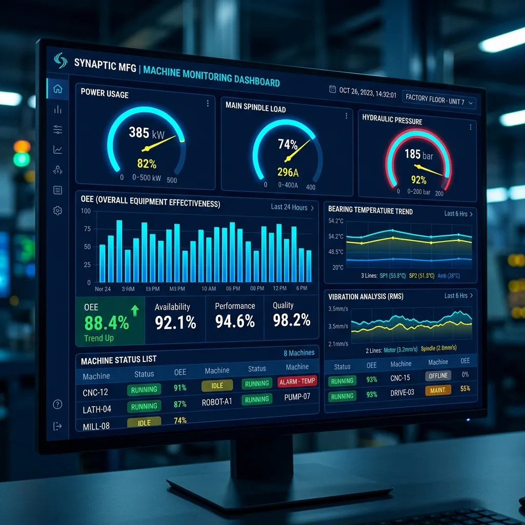 Industrial Machine Monitoring Software