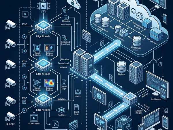 AI Video Analytics and CCTV Integration architecture